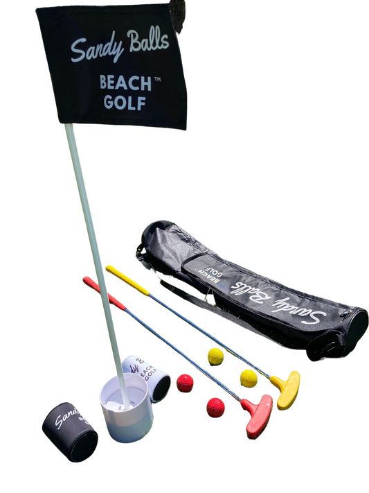 Tee Off This Christmas with Sandy Balls Beach Golf! 🎄⛳